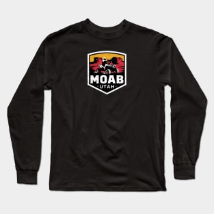 Quad Bike Off Road Moab Utah Adventure Long Sleeve T-Shirt